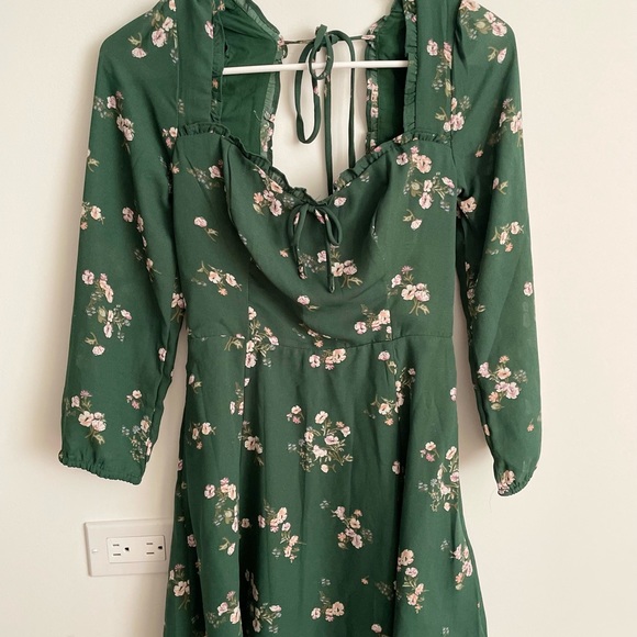 NWT Abercrombie & Fitch portrait neck mini dress - Picture 2 of 6